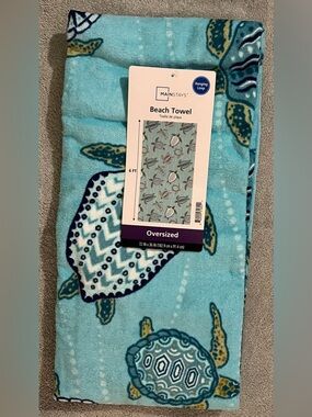Oversized Sea Turtle Beach Towel